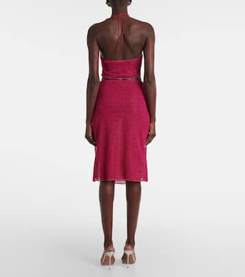 Jupe midi Lumière Rose | Oséree