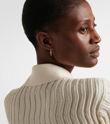 Orecchini Zahra in oro 18kt con smeraldi | Spinelli Kilcollin