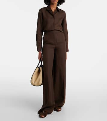 Pantoletten H685 aus Veloursleder | Hogan