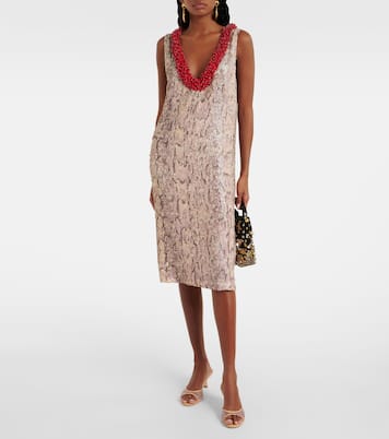 Mules Brigitte 55 en résille et cuir | Staud