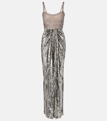 Robe longue Only You en tulle à sequins | Jenny Packham