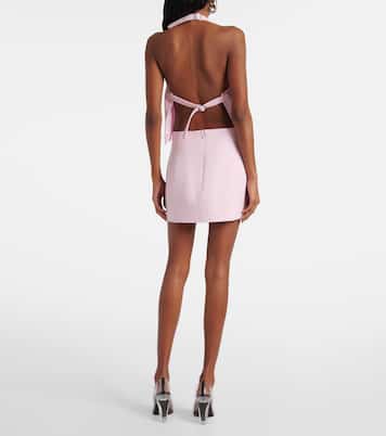 Virgin wool miniskirt | Wardrobe.NYC