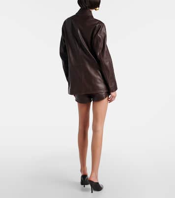 Leather jacket | Nour Hammour