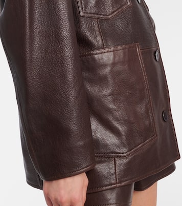 Leather jacket | Nour Hammour