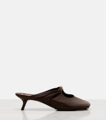 Mules Pebble 45 in pelle | Loewe