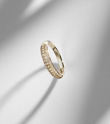 18kt gold ring with diamonds  | Persée