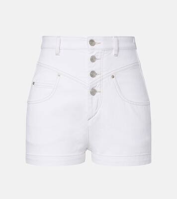 High-rise denim shorts  | Isabel Marant