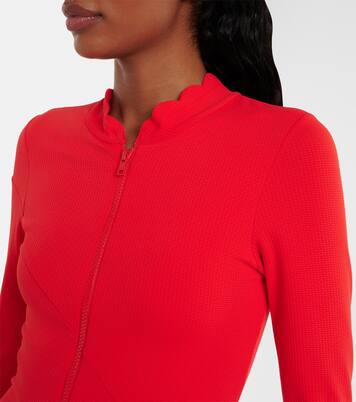 North Sea scalloped rashguard swimsuit | Marysia