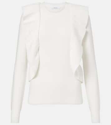Agenzia knitted ruffled top | Max Mara