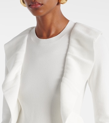 Agenzia knitted ruffled top | Max Mara