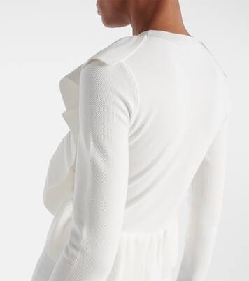 Agenzia knitted ruffled top | Max Mara