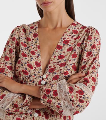 Bedrucktes Midikleid Raven | Rixo