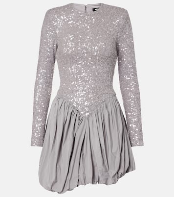 Sequined asymmetric minidress | Rotate