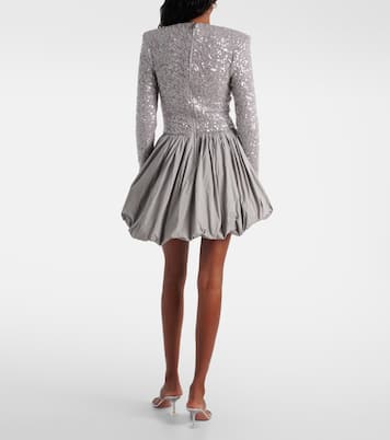 Sequined asymmetric minidress | Rotate
