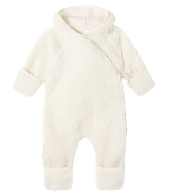 Bébé – Grenouillère en laine à capuche | Binibamba