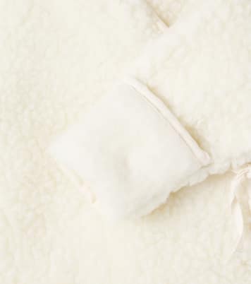 Bébé – Grenouillère en laine à capuche | Binibamba