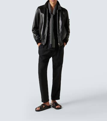 Leather blouson jacket | Tom Ford