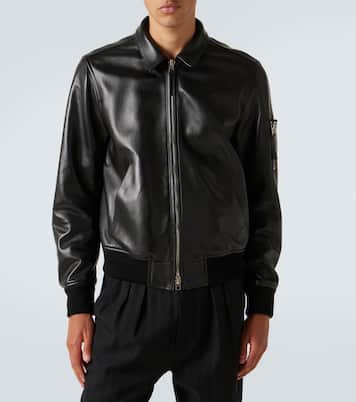 Leather blouson jacket | Tom Ford