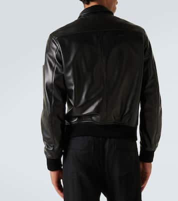 Leather blouson jacket | Tom Ford