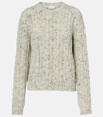 Cable-knit wool-blend sweater | Moncler