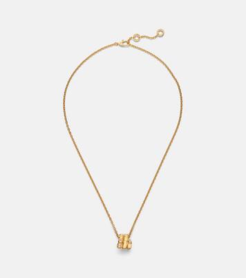 Serpenti Viper 18kt gold pendant necklace with diamonds | Bvlgari