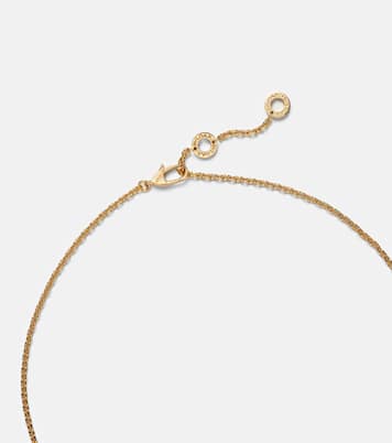 Serpenti Viper 18kt gold pendant necklace with diamonds | Bvlgari