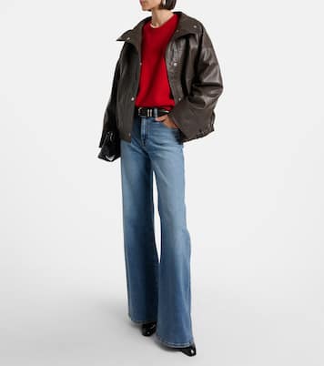 Lotta high-rise wide-leg jeans | 7 For All Mankind