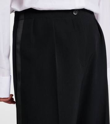 Felicita 울 트윌 와이드 팬츠 | The Row