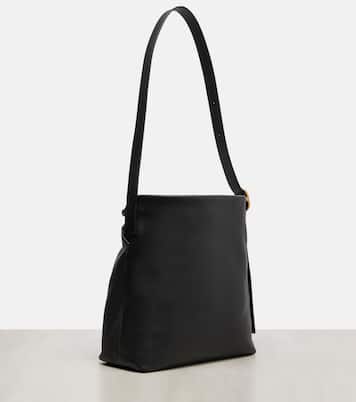 Draped leather tote bag | Loewe