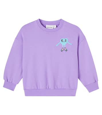 Besticktes Sweatshirt aus Baumwoll-Jersey | Mini Rodini