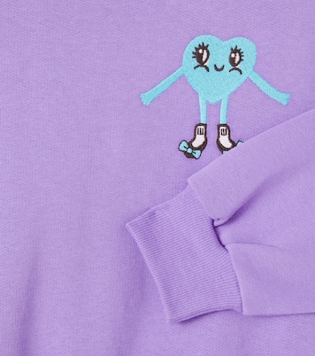 Besticktes Sweatshirt aus Baumwoll-Jersey | Mini Rodini