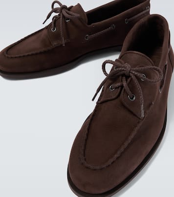 Segelschuhe Foil aus Veloursleder | John Lobb