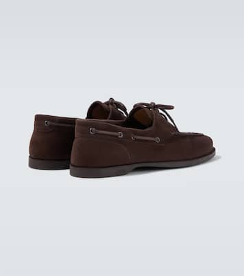 Segelschuhe Foil aus Veloursleder | John Lobb