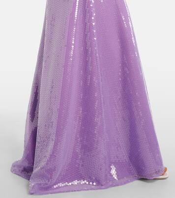 Sequined corset gown | David Koma