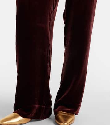 London velvet pajama pants | Asceno