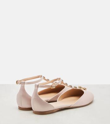 Celeste embellished satin flats | Chloé