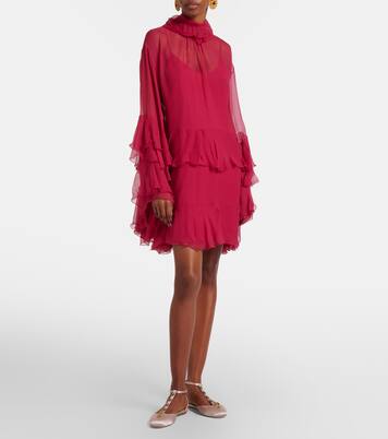 Celeste embellished satin flats | Chloé