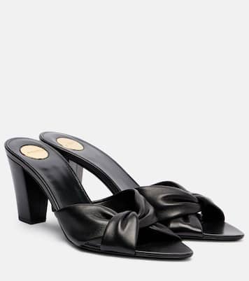 Franciane 25 leather mules | Saint Laurent
