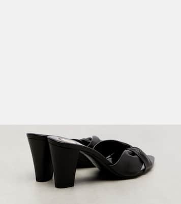 Franciane 25 leather mules | Saint Laurent