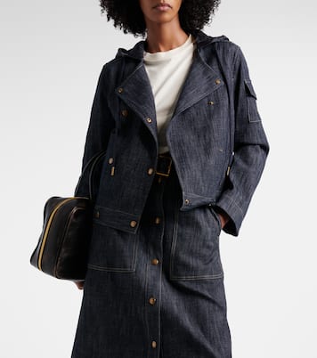 Diervilla double-breasted denim jacket | Moncler