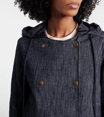Diervilla double-breasted denim jacket | Moncler