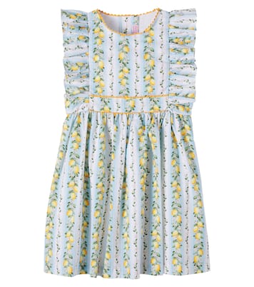 Limon printed cotton dress | La Coqueta
