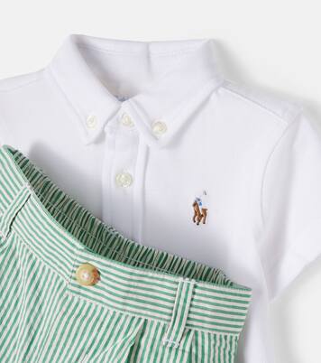 Baby - Set di camicia e shorts in cotone | Polo Ralph Lauren Kids