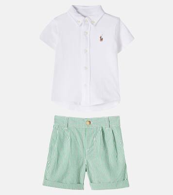 Baby - Set di camicia e shorts in cotone | Polo Ralph Lauren Kids