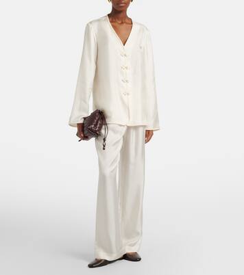 Weite Hose aus Seide | Róhe