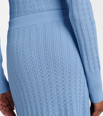 Natalie pointelle midi skirt | Rebecca Vallance