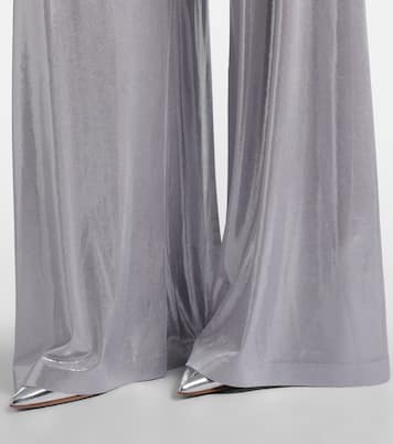 Pantalones anchos metalizados | Norma Kamali
