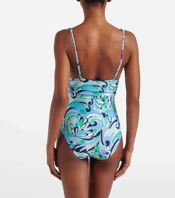 Panarea 프린트 러치드 스윔수트 | Melissa Odabash