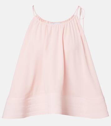 Silk crop top | Stella McCartney