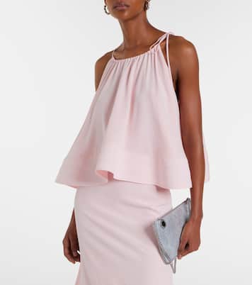 Silk crop top | Stella McCartney
